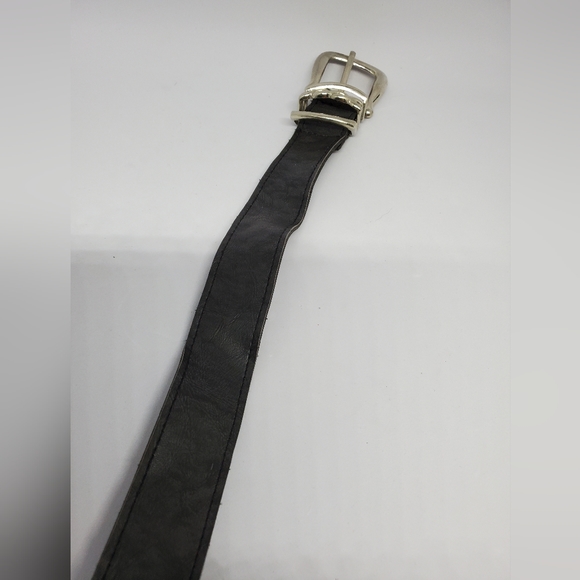 Woman's Black Faux Leather Belt - Picture 6 of 6